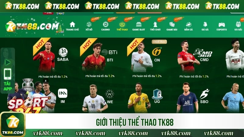 Giới thiệu thể thao TK88