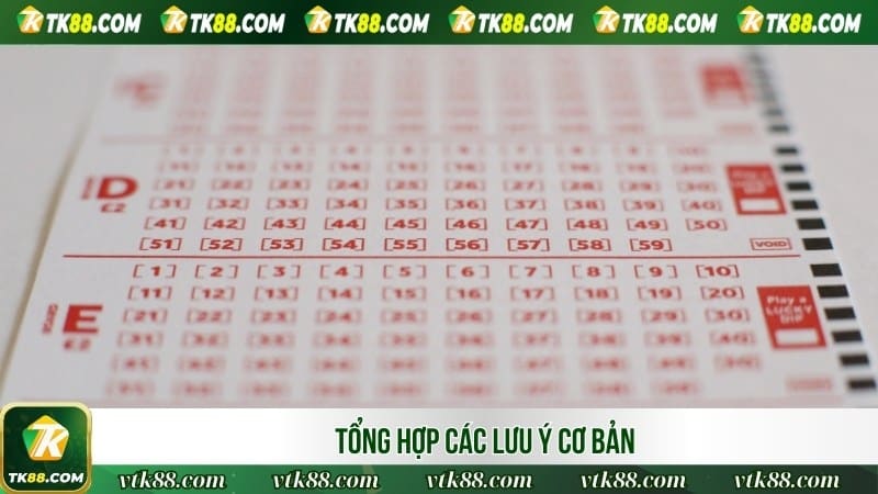 Tổng hợp các lưu ý cơ bản