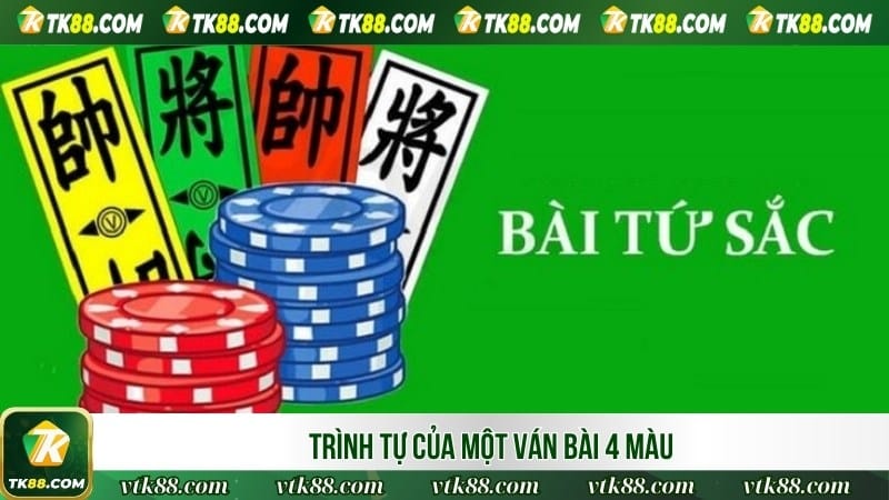 Trình tự của một ván bài 4 màu