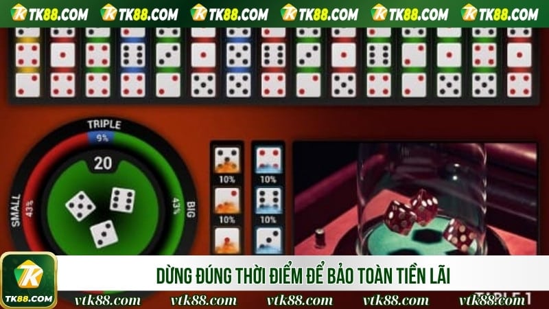 Dừng đúng thời điểm để bảo toàn tiền lãi